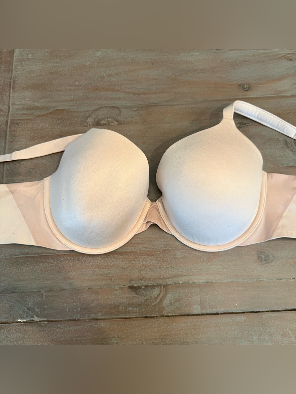 Spanx Pillow Cup Bra Womens Sz 38D Nude Preowned